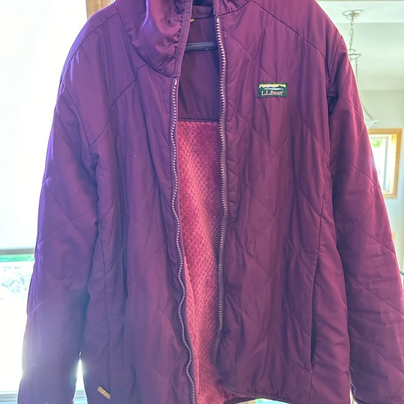 L.L. Bean fleece jacket, Youth Large, Purple - Picture 1 of 6